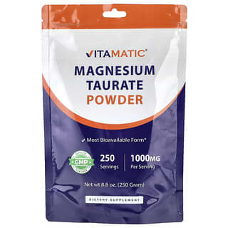Vitamatic, pudră de taurat de magneziu, 250 g
