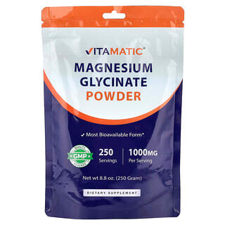 Vitamatic, Glicinato de magnesio en polvo, 250 g (8,8 oz)