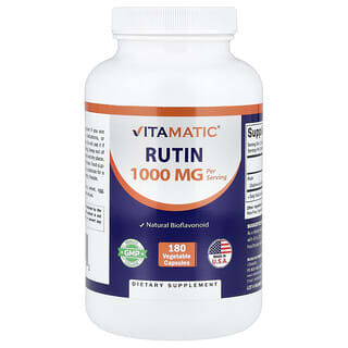 Vitamatic, Rutin, 1,000 mg, 180 Vegetable Capsules