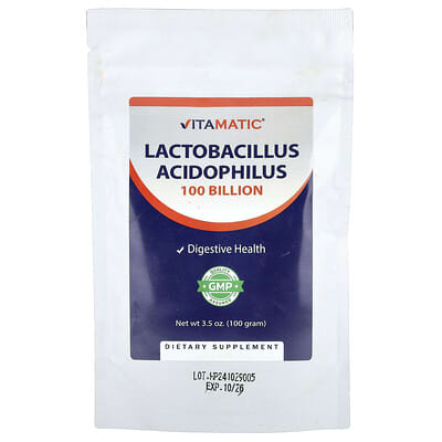 Vitamatic, Lactobacillus Acidophilus, 3.5 oz (100 g)