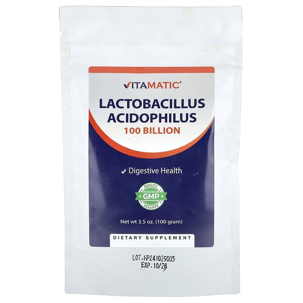 Vitamatic, 락토바실러스 애시도필러스, 100g(3.5oz)
