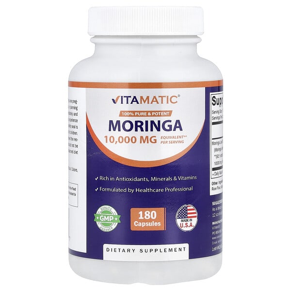 Moringa, 10,000 mg, 180 Capsules