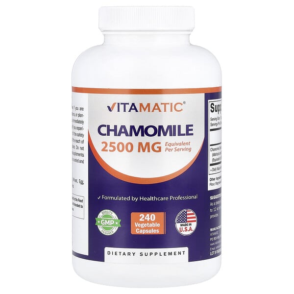 Chamomile, 2,500 mg, 240 Vegetable Capsules