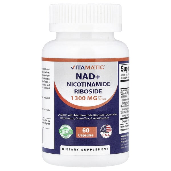 NAD+, 60 Capsules