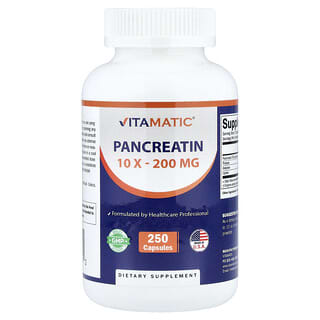 Vitamatic, Pancreatin, 250 Kapseln