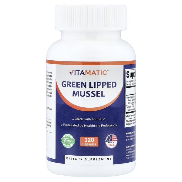Vitamatic, Green Lipped Mussel, 120 Capsules — product photo 1