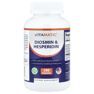 Vitamatic, Diosmin & Hesperidin, 180 Capsules