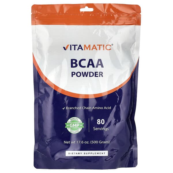 Vitamatic, Serbuk BCAA, 17.6 oz (500 g)