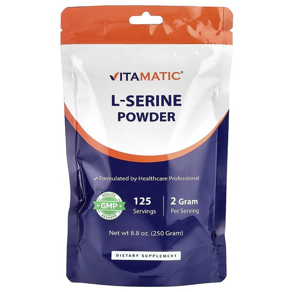 Vitamatic, L-Serine Powder, 8.8 oz (250 g) — product photo 1