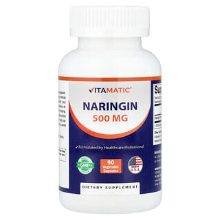 Vitamatic, Naringin, 500 mg, 90 Vegetable Capsules