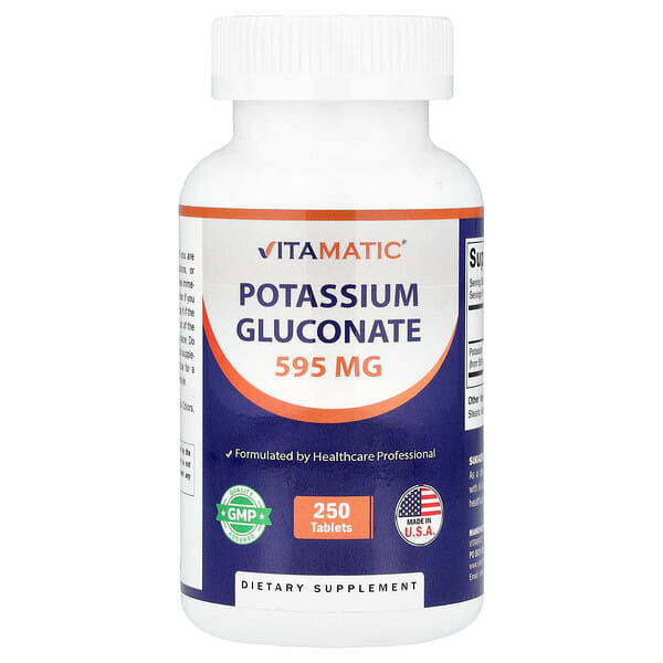 Vitamatic, Kaliumgluconat, 595 mg, 250 Tabletten