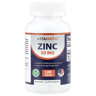 Vitamatic, Zinc, 50 mg, 120 comprimés