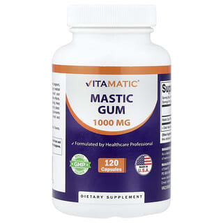 Vitamatic, Mastic Gum, 120 Capsules (500 mg per Capsule)