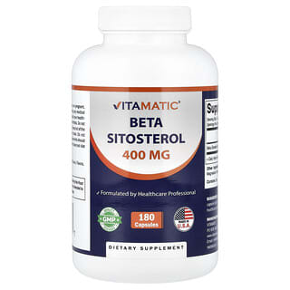 Vitamatic, Beta Sitosterol, 400 mg, 180 Kapsul