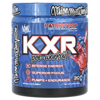 VMI Sports, KXR, предтренировочный комплекс, Patriot Pop, 270 г (9,5 унции)