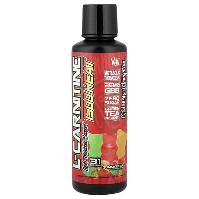 VMI Sports, L-Carnitine 1500 Heat, Gummy Bears, 16 fl oz (473 ml)