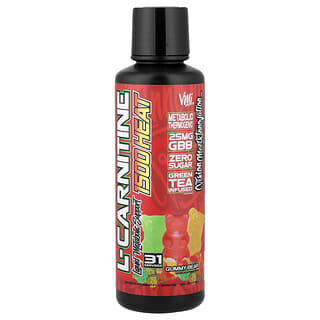 VMI Sports, L-karnitín 1500 Heat, gumový medvedík, 473 ml