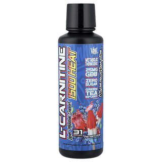 VMI Sports, L-Carnitine 1500 Heat, Patriot Pop, 16 fl oz (473 ml)