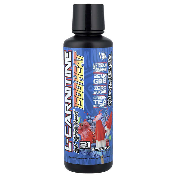 VMI Sports, L-카르니틴 1500 히트, 패트리어트 팝, 473ml(16fl oz)
