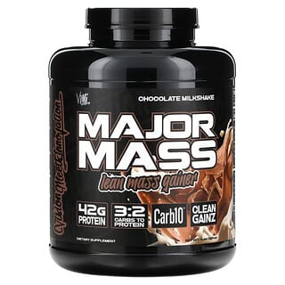 VMI Sports, Major Mass, Lean Mass Gainer, Schokoladen-Milchshake, 1.814 g (4 lbs.)