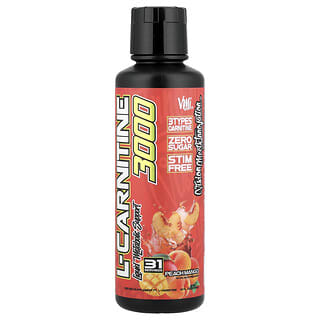 VMI Sports, L-Carnitine 3000, Peach Mango, 16 fl oz (473 ml)