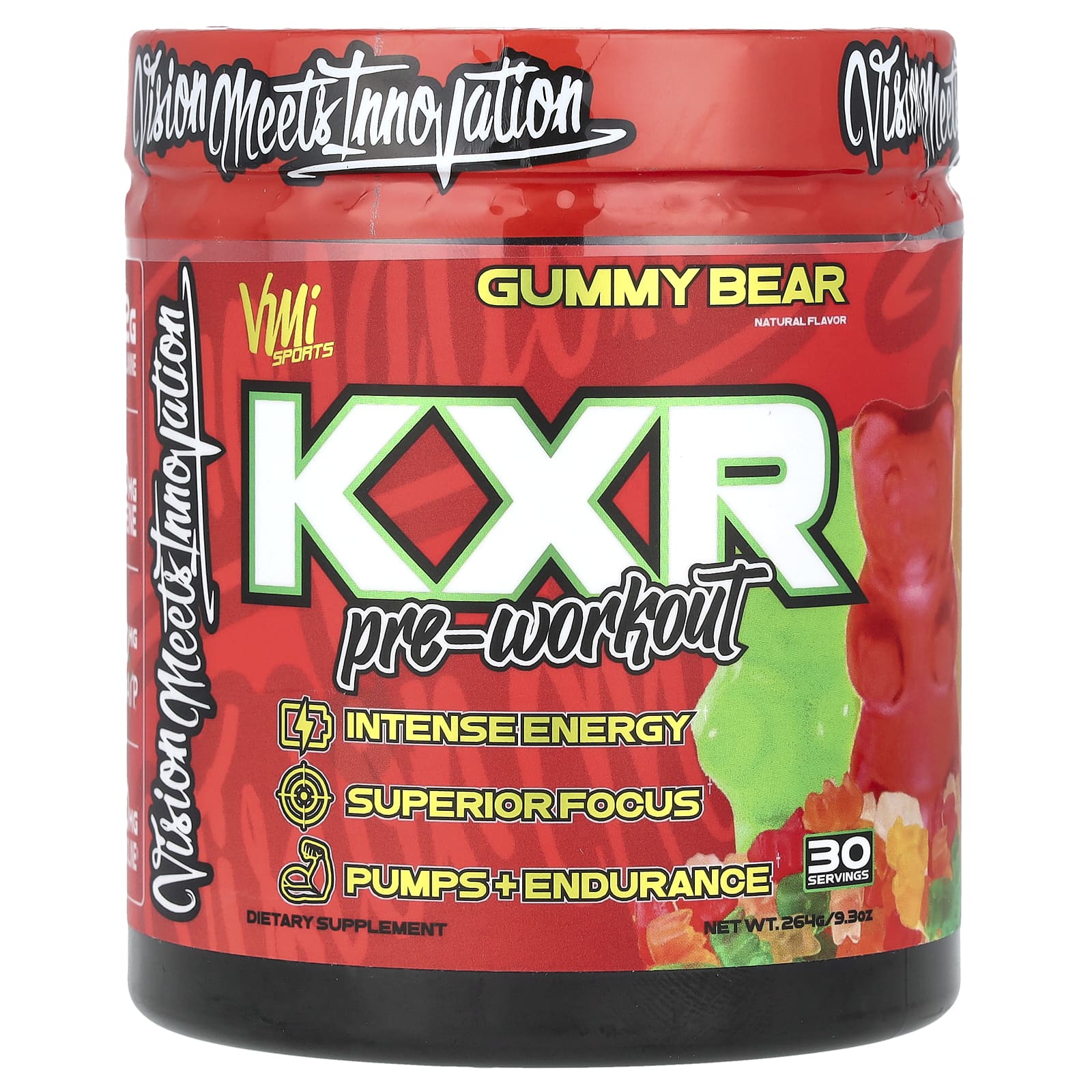 VMI Sports, KXR PreWorkout, Gummy Bear, 9.3 oz (264 g)