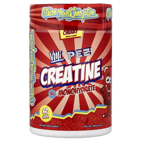 VMI Sports Creatine Monohydrate, Pez® Cherry, 14.18 oz (402 g)