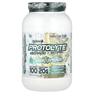 VMI Sports, ProtoLyte, Plant Protein Powder, Vanilla Cake Batter, 1.6 lb (725 g)