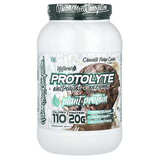 VMI Sports, ProtoLyte, Poudre de protéines végétales, Cookie au fudge et au chocolat, 750 g