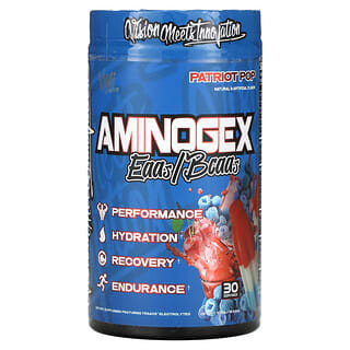 VMI Sports, Aminogex，必需胺基酸/支鏈胺基酸，Patriot Pop，18.52 盎司（525 克）