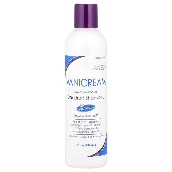 Vanicream, 비듬 방지 샴푸, 민감성 피부용, 237ml(8fl oz)