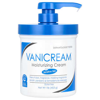 Vanicream, Crema humectante, para piel sensible, 453 g (1 lb)