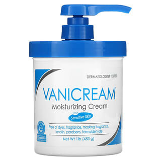 Vanicream, 保溼霜，適用於敏感肌膚，1 磅（453 克）