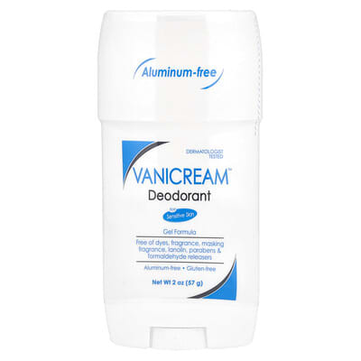 Vanicream,дезодорантдлячувствительнойкожи,безалюминияиотдушек,57г(2унции)
