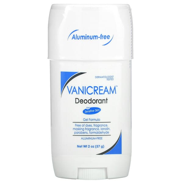 Vanicream, Deodorant For Sensitive Skin, Aluminum-Free, Fragrance Free, 2 oz (57 g)