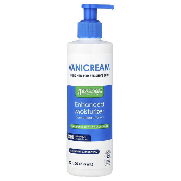 Vanicream, Pelembap Dipertingkatkan, 12 fl oz (355 ml)