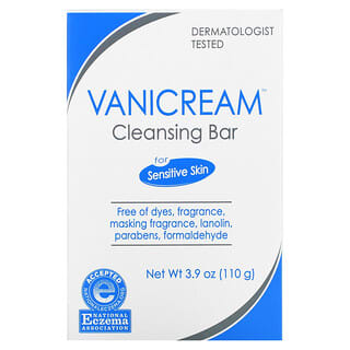 Vanicream, Cleansing Bar, For Sensitive Skin, Fragrance Free, 3.9 oz (110 g)