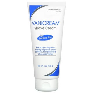 Vanicream, 剃須膏，適用於敏感肌膚，無香，6 盎司（170 克）