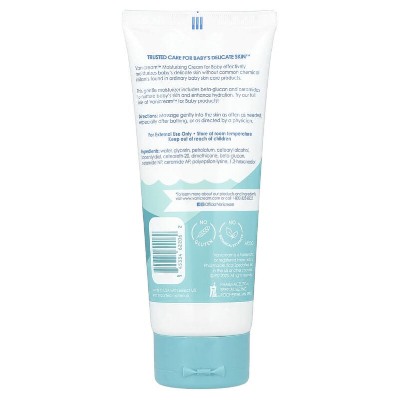 Moisturizing Cream, For Baby, For Sensitive Skin, Fragrance Free