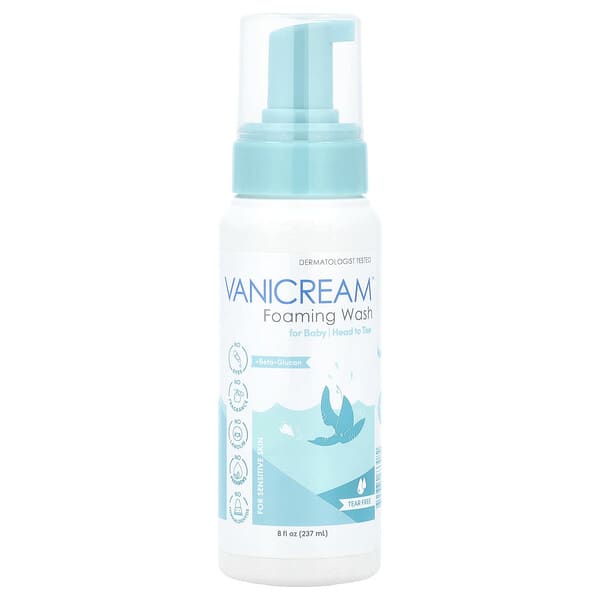Vanicream, 포밍 워시, 유아용, 민감성 피부, 눈물 방지, 237ml(8fl oz)