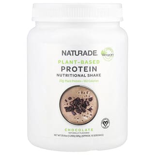 VeganSmart, Plant-Based Protein Nutritional Shake, Chocolate, 1.29 lb (585 g)