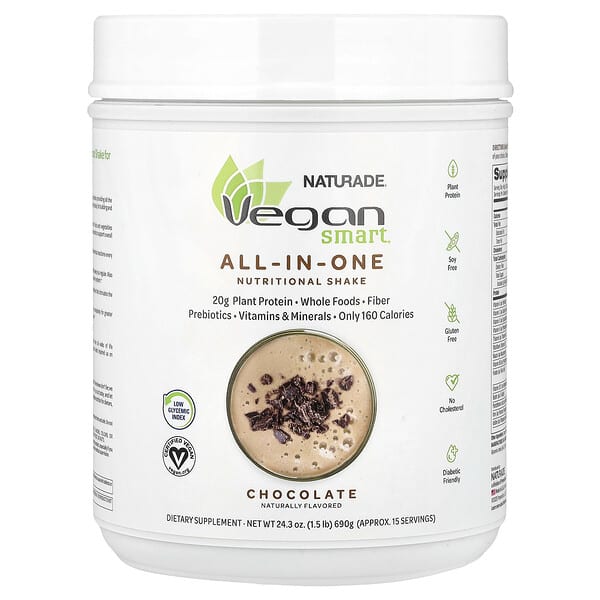 All-In-One Nutritional Shake, Chocolate, 1.5 lb (690 g)