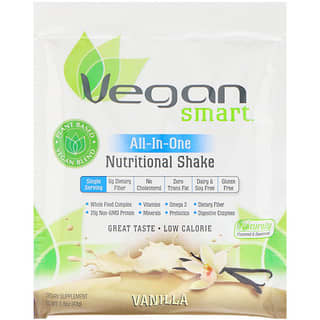 VeganSmart, All-In-One Nutritional Shake, Vanilla, 1.5 oz (43 g)