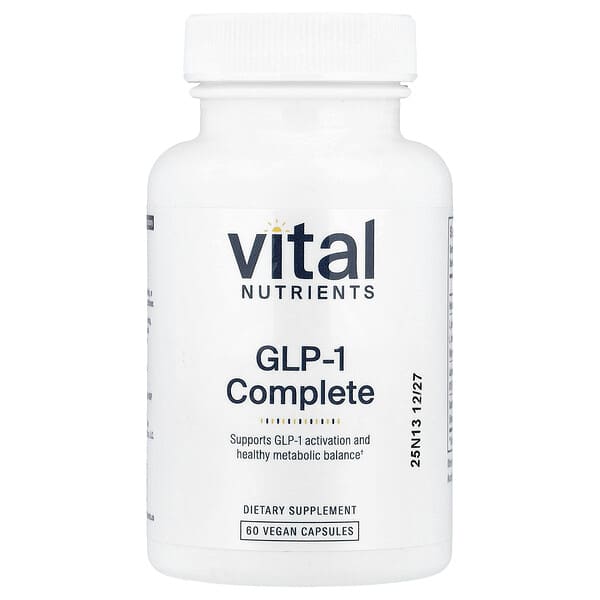 Vital Nutrients, GLP-1 Complete, 60 Vegan Capsules — product photo 1