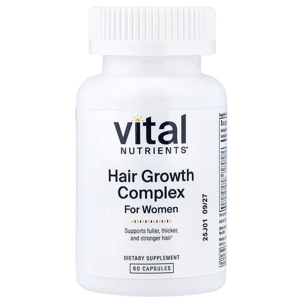 Hair Growth Complex For Women, 60 Capsules