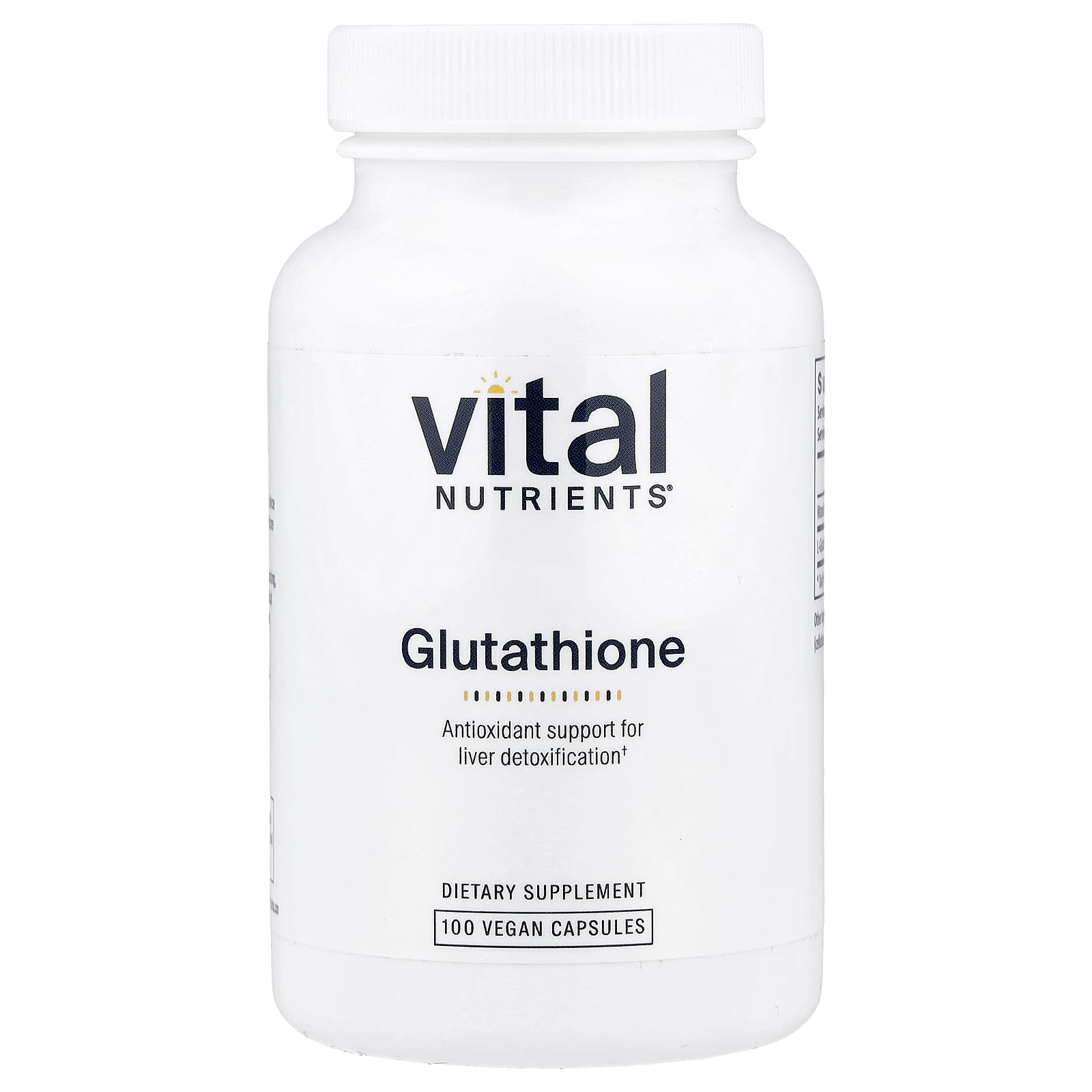 Glutathione, 100 Vegan Capsules