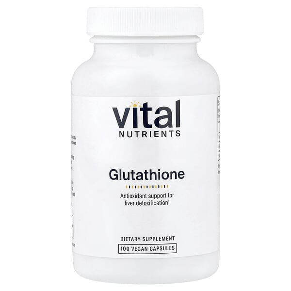 Vital Nutrients, 글루타치온, 베지 캡슐 100정