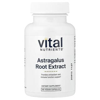 Vital Nutrients, экстракт корня астрагала, 90 веганских капсул (300 мг в 1 капсуле)