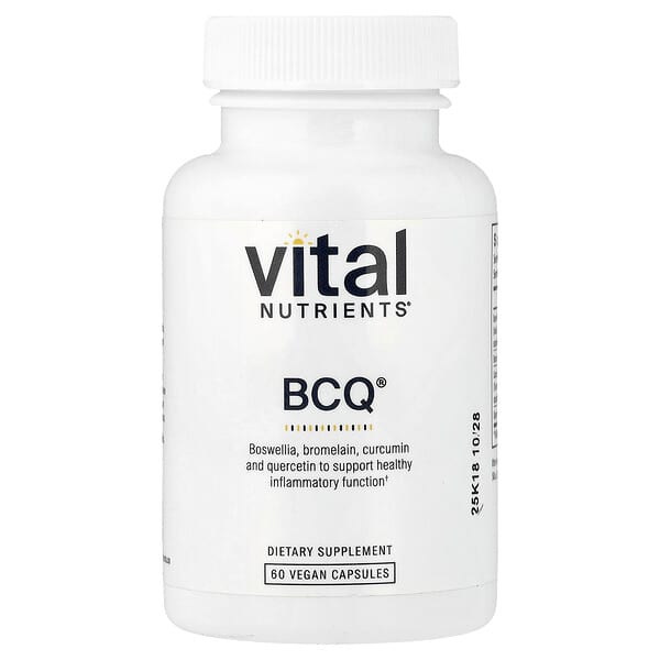 Vital Nutrients, BCQ, 60 veganske kapsler