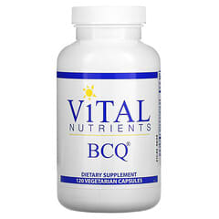 Vital Nutrients, BCQ、ベジカプセル120粒